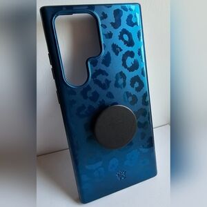 Velvet Caviar Samsung 23 Ultra Navy Metallic Phone Case